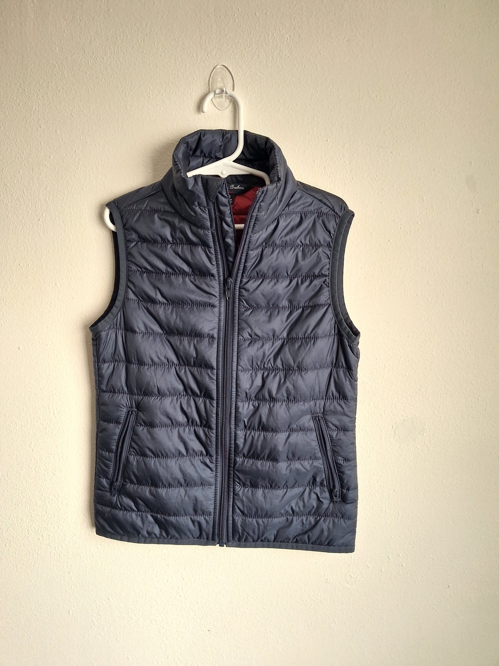 Brooks Brothers Quilted Sleeveless Vest Navy Boys XS